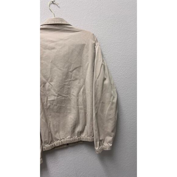 Men's Classic Khacki Zipper Jacket Polo Ralph Lauren Sz M 100% Cotton - Picture 8 of 8